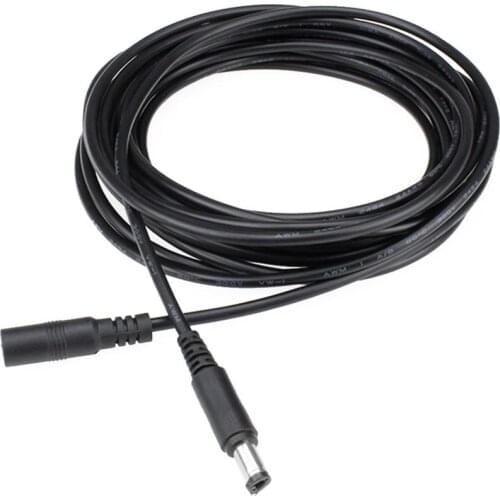 3m 12V 24V DC Power Cord Male to Female Adapter Extension Cable CCTV Wire