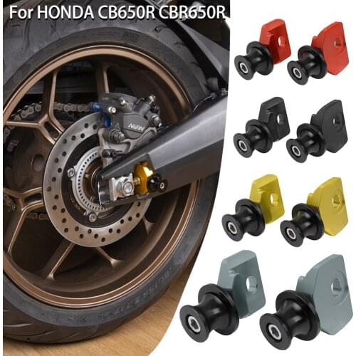 CB650R Accessories Chain Adjustment Frame Swingarm Spools Slider For Honda CBR650R CB650F CBR650F 2014-2021 Rear Fork Axle Stand