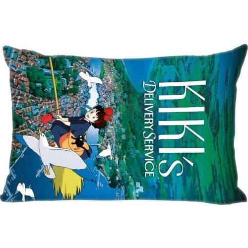 Kikis Delivery Service Book Double Sided Rectangle Pillow Covers Bedding Comfortable Cushion/Good For Sofa/Home/Car Pillow Case