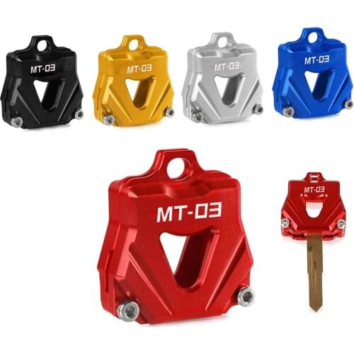Motorcycle CNC Key Cover Cap Creative products Keys Case Shell For YAMAHA MT-03 FZ1 XVS1300 FZ6 TDM850 TDM900 VMX1700 XVS650