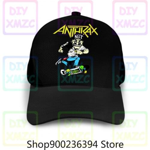 Anthrax Trash Metal Baseball Cap Rock Hats Pantera Wills Exodus Sml