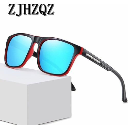 Men Fashion Square Polarized Fishing Sunglasses Vintage Classic Outdoor Sport Goggles Car Driving Reduce Glare UV400 Glasses