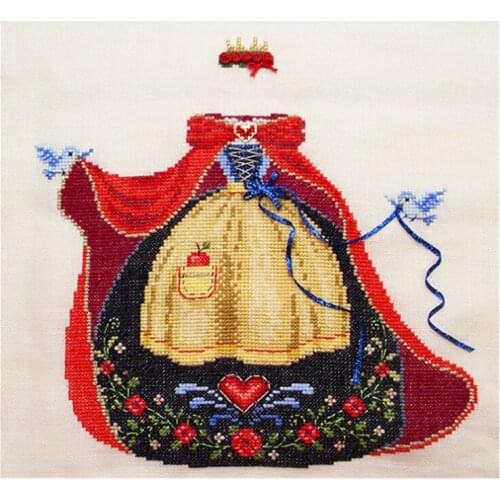 Cross Stitch Kit Handcrafted With Brookes Fairy Tale Princess Outfit