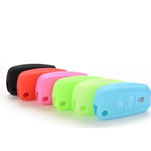 Brand New 2019 FIT for AUDI A2 A3 A4 A6 TT Q7 R8 SILICONE FLIP KEY REMOTE HOLDER CASE COVER FOB