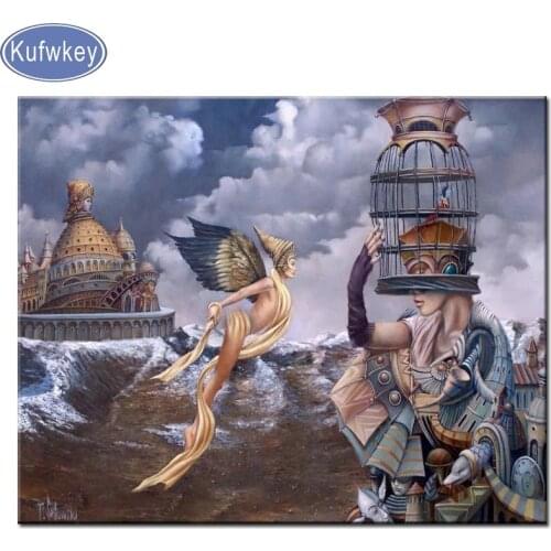 New 5D Diy Diamond Paintings Embroidery Pattern Full Drills 3D Cross Stitch Kits Retro men Stickers Handcrafts Home Decoration