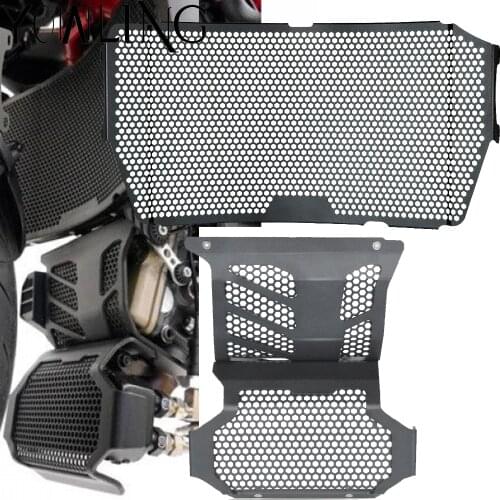 Chin Lower Front Spoiler Fairing Cover FOR DUCATI Hypermotard 950 939 Hypermotard 939 SP Radiator Grille Oil Cooler Guard Cover