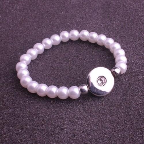 Wholesale 12pcs/lot wholesale fashion Women Snap socket rhinestone pearl button Charm Diy Snaps Style Bracelet jewelry