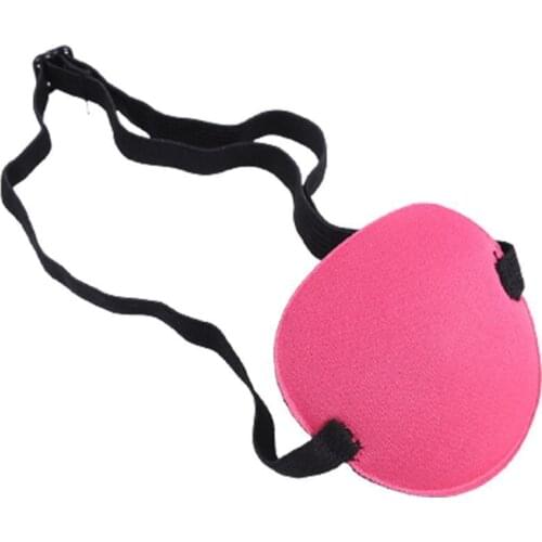Pirate Eye Patch Unisex Black Single Eye Patch Washable Eye Concave Cosplay Adjustable Pirate Patch Patch Medical Costume M3S5