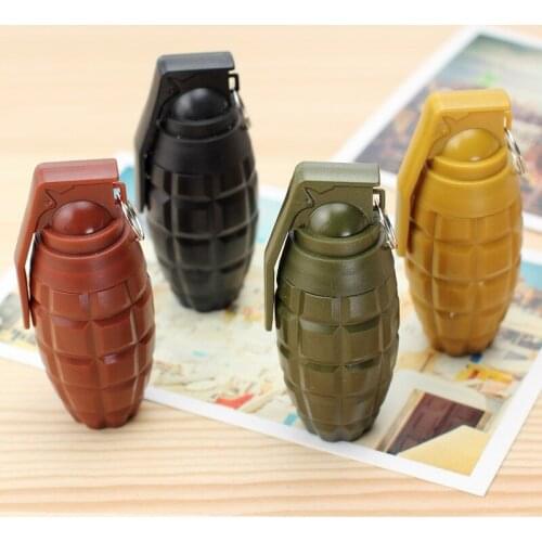 4pcs Creative Grenade Modeling Retractable Ballpoint Pen Blue Ink Student Stationery Office Accessories