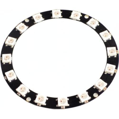 16 Bits 16 X WS2812 5050 RGB LED Ring Lamp Light with Integrated Drivers