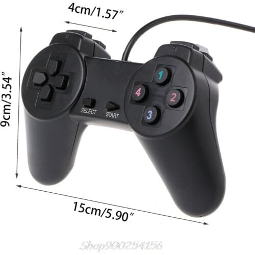 USB 2.0 Gamepad Gaming Joystick Wired Game Controller For Laptop Computer PC Au25 20 Dropship