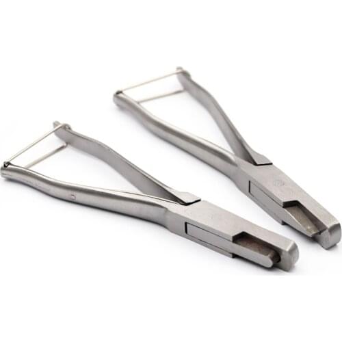 V Shape/U Shape Pig Ear Notcher Plier Stainless Steel Clamp Ear Punch Pliers for Pig Goat Cattle Pet Product Farm Livestock Tool