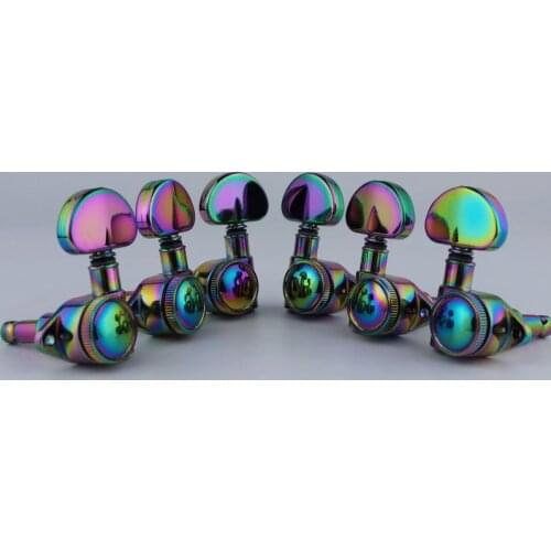 Guitar Locking Tuners1:21High End Roto-Grip Rotomatic Lock String Tuning Key Pegs Machine Head with Big Handle Chameleon rainbow