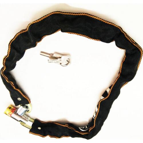 Bike Chain Lock Security Reinforced Bicycle Lock Safe Metal padlock Anti-Theft Outdoor Bicycle Accessories