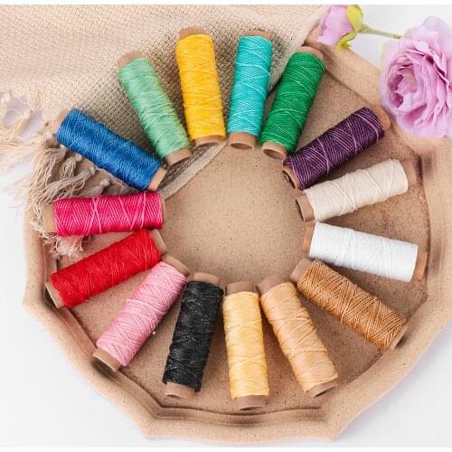 1Pc 30M/Roll Waxed Thread Durable Sewing Line DIY Hand Stitching High Quality Accessories For Handicraft Leather Cotton Clothes