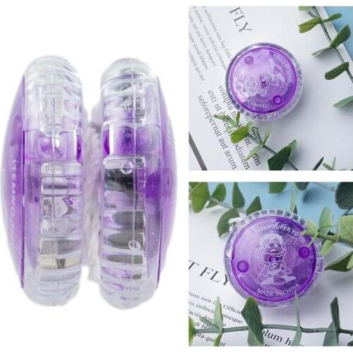 1pc Yo-yo Puzzle Luminous Childrens Toys Wholesale Ball Color with Yoyo Random Wholesale Light J7A0