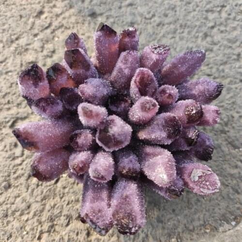 300-400g Natural purple Ghost Phantom Quartz Crystal Cluster rock stones and crystals mineral reiki Healing Specimen Home