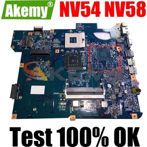 AKEMY SJV50-MV MB 48.4BU01.01N MB.WDD01.001 For Packard Bell TJ65 for gateway NV54 NV58 laptop motherboard GM45 DDR2