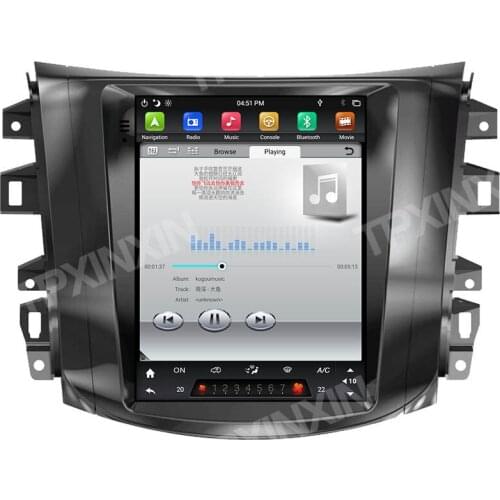 For NISSAN Navara 2014+ Android 9.0 Tesla style car GPS Navigation head Unit No DVD Tape Recorder Multimedia Player auto stereo