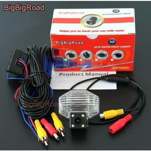 BigBigRoad Car Rear View Backup Camera For Toyota Sienna MK3 Wish 2010 2011 2012 2013 2014 Night Vision Dustproof Parking Camera