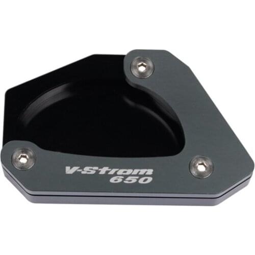 Foot Side Stand Extension Pad Support Plate for Suzuki V-Strom 650 DL650 2012 2013 2014 2015-2019 2020 2021