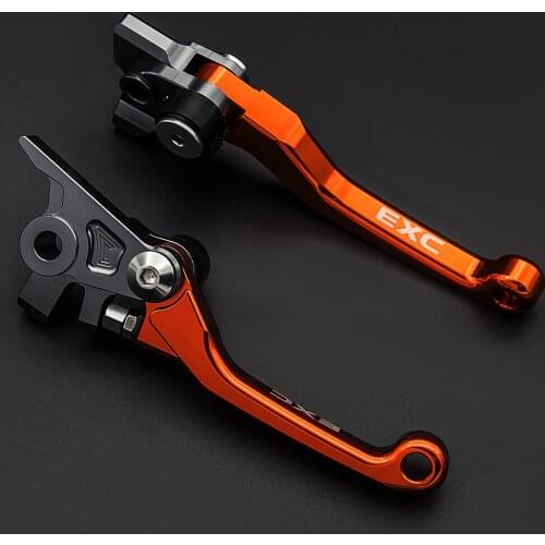 For 250 EXC 2T 1998-1999 Foldable Brake Clutch Lever Dirt Pit Bike Matt Color Brake Clutch Lever For 250 EXC 2T 1998-99