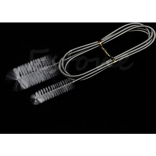 155cm Flexible Cleaning Tube Ended Double Brush Aquarium Filter Pump Pipe Hose