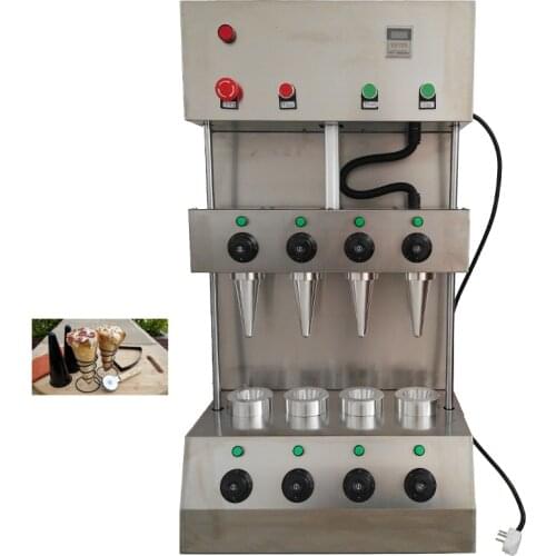 Hot Selling Food Process Snack Pizza Cone Baking Machine With Support And Heating Tubes Pizza Cone Machine