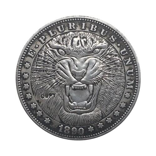 Hobo Nickel 1890-CC USA Morgan Dollar COIN COPY Type 109