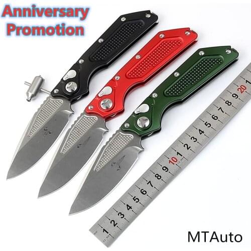 JUFULE MT Custom Strider D2 blade Aluminum handle outdoor EDC tool folding dinner kitchen tactical camping hunting Pocket knife