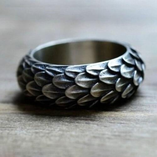 Viking Ring Norse Viking Dragon Scales Ring Scandinavian Norse Jewelry Viking Scale Ring Jewelry
