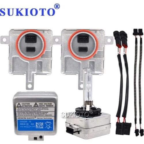 SUKIOTO 35W OEM HID Xenon Kit D8S D1S D3S projector Headlight Kit 4300K 5000K 6000K 8000K for Beetles CC A1 A4 Q3 Q5 Car Lights