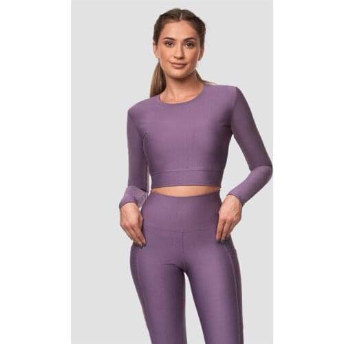 Superstacy Crop Top Lilac