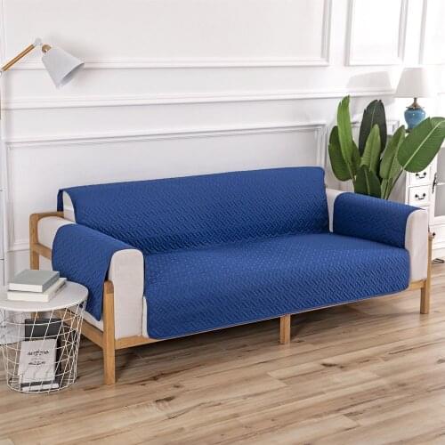 Washable Sofa Couch Cover Pet Dog Kids Chair Mat Dustproof Furniture Protector 1/2/3 Seat Reversible Removable Armrest Slipcover