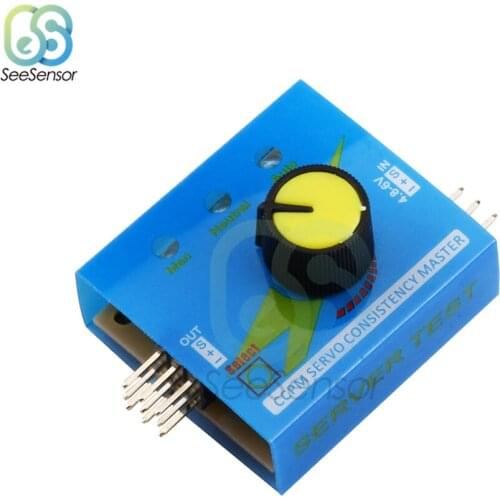 Multi Servo Tester 3CH ECS Consistency Speed Controler Power Channel CCPM Meter Master Checker RC Dron Helicopter Parts RC Hobby