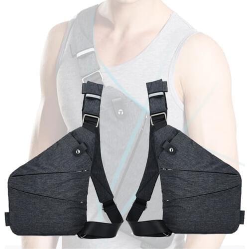 Male Shoulder Bags 2020 Travel Business Burglarproof Shoulder Bag Holster Anti Theft Security Strap Digital Storage Bags Gifts