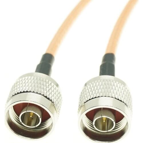 N Male to N Male Jumper RG400 M17/128 Double Shield RF Coaxial Cable