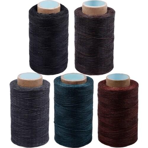 LMDZ Leather Sewing Waxed Thread Practical Long Stitching Thread for Leather Craft DIY Handcraft Bookbinding Sewing threads