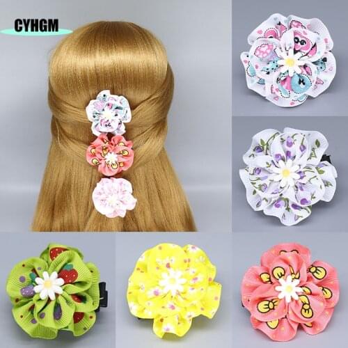 Wholesale korean hair clips for girls hairpins cute Hair Bows headwear Barrettes kids Hair Accessories D03-2