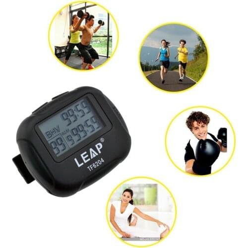 Sport Timer Stopwatch Timer Training Interval Timer Programmable Stopwatch for Sport, Crossfit, Gym, Boxing, Running TF6204
