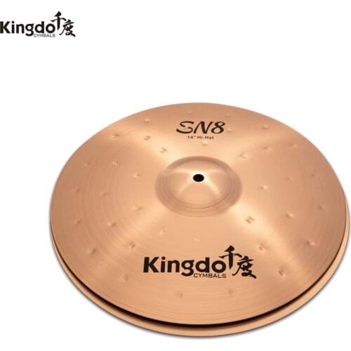 Kingdo B8-SN8 series 14"hihat cymbal for drums