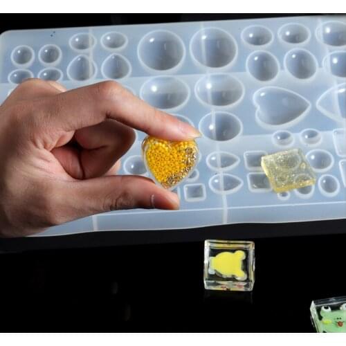 Xinyao DIY Epoxy Resin Materials Professional Jewelry Making Tools Silicone Mold Nail Drill Molds Sequin Spoon Dropper Crafts