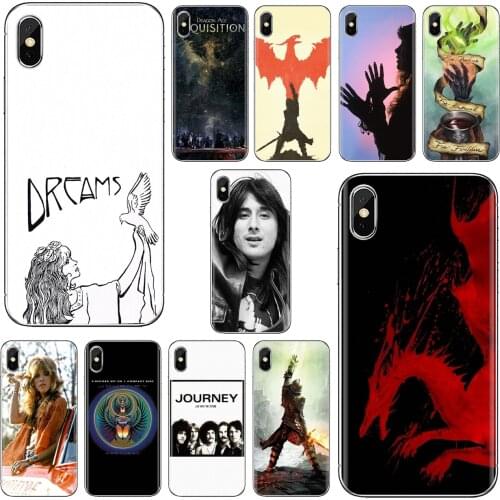 Funny Silicone Phone Case For Huawei P7 P8 P9 P10 P20 P30 P40 Lite Plus Pro 2015 2016 2017 Mini Fleetwood Mac Journey Dragon Age
