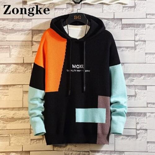 Zongke Men's Pullovers With A Hood
