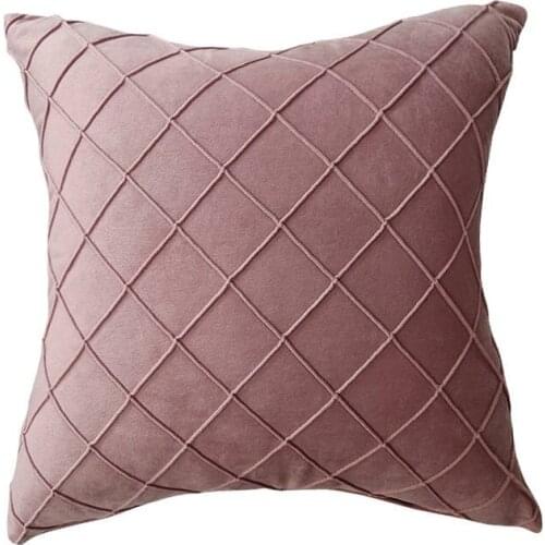 45x45cm Soft Velvet Striped Decorative Throw Pillows Cushion Covers Creative Pillowcase For Home Sofa Chair Decoration