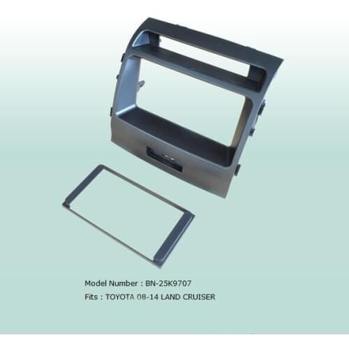 Car Fascias Stereo Audio Panel Navigation Frame Dash Kit For Land Cruiser 2008 2009 2010 2011 2012 2013 2014
