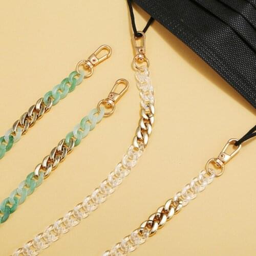 Acrylic Chain For Face Mask Necklace Glasses Chain Sunglasses Straps Mask Lanyards Women Men Neck Chains Holder Anti-lost Chain