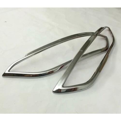 For Hyundai Tucson 2016 2017 2018 ABS Chrome Rear Fog Light Lamp Cover Trim Car Sticker Auto Exterior Car Accessories