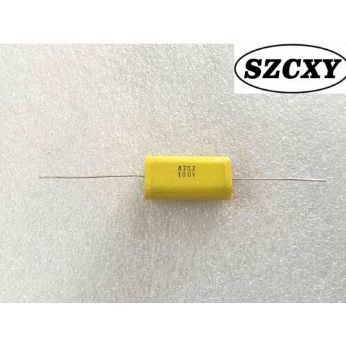 New and originalCL20 4.7UF 475J 100V film polyester capacitor Volume: 35 * * 10 18