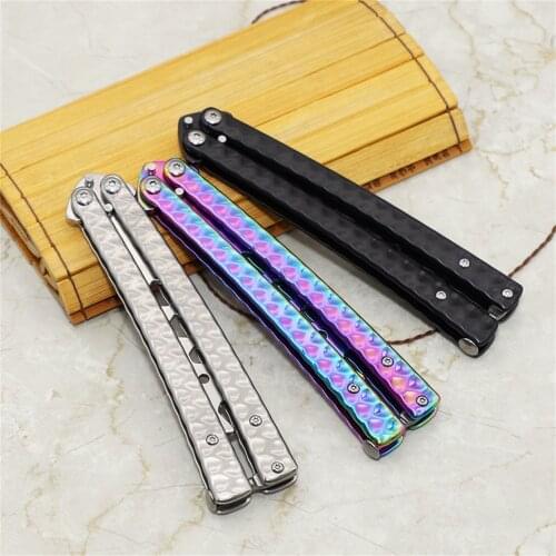 Butterfly Knife New Product Tool Pliers Foldable Portable Transformable Blunt Butterfly Knife Outdoor Game Training Tool